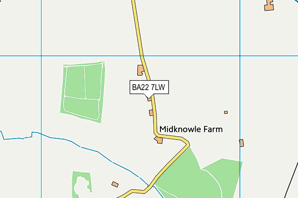 BA22 7LW map - OS VectorMap District (Ordnance Survey) BA22 7LW map - OS VectorMap District (Ordnance Survey)