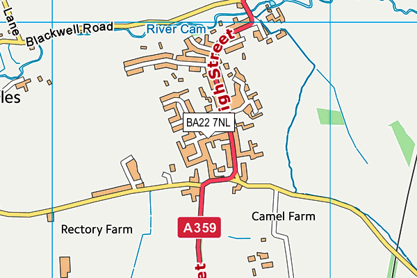 BA22 7NL map - OS VectorMap District (Ordnance Survey) BA22 7NL map - OS VectorMap District (Ordnance Survey)