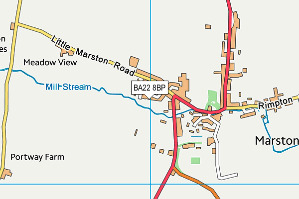 BA22 8BP map - OS VectorMap District (Ordnance Survey) BA22 8BP map - OS VectorMap District (Ordnance Survey)