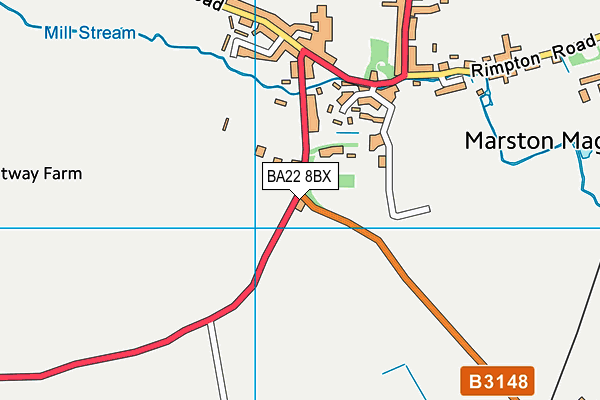 BA22 8BX map - OS VectorMap District (Ordnance Survey) BA22 8BX map - OS VectorMap District (Ordnance Survey)