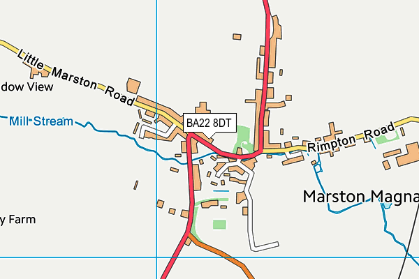 BA22 8DT map - OS VectorMap District (Ordnance Survey) BA22 8DT map - OS VectorMap District (Ordnance Survey)