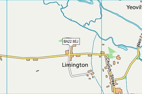 BA22 8EJ map - OS VectorMap District (Ordnance Survey) BA22 8EJ map - OS VectorMap District (Ordnance Survey)