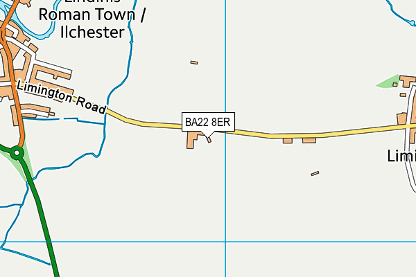BA22 8ER map - OS VectorMap District (Ordnance Survey) BA22 8ER map - OS VectorMap District (Ordnance Survey)