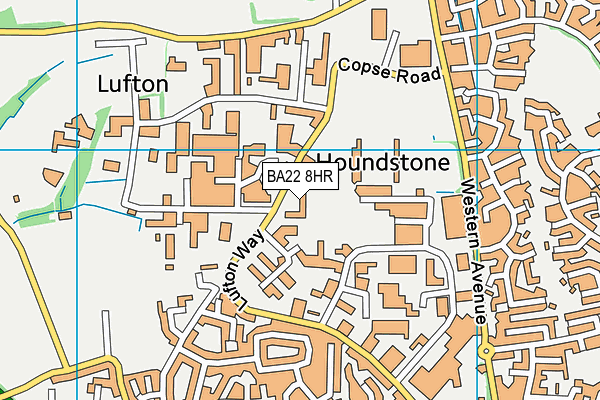 BA22 8HR map - OS VectorMap District (Ordnance Survey) BA22 8HR map - OS VectorMap District (Ordnance Survey)