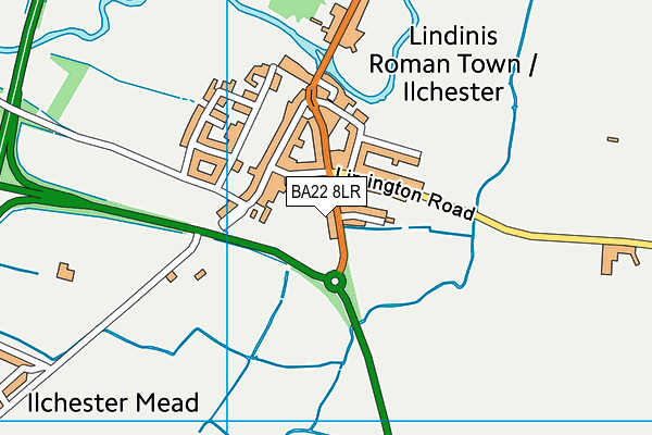 BA22 8LR map - OS VectorMap District (Ordnance Survey) BA22 8LR map - OS VectorMap District (Ordnance Survey)