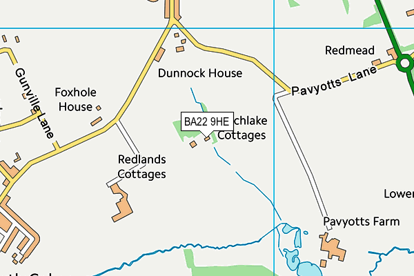 BA22 9HE map - OS VectorMap District (Ordnance Survey) BA22 9HE map - OS VectorMap District (Ordnance Survey)