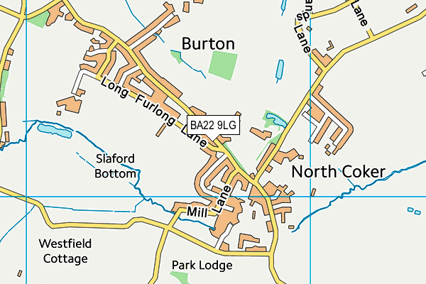 BA22 9LG map - OS VectorMap District (Ordnance Survey) BA22 9LG map - OS VectorMap District (Ordnance Survey)