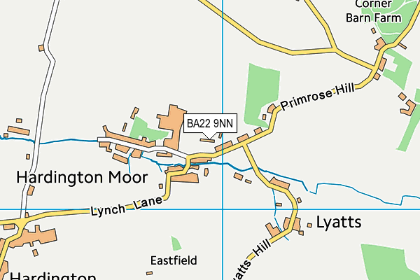 BA22 9NN map - OS VectorMap District (Ordnance Survey) BA22 9NN map - OS VectorMap District (Ordnance Survey)