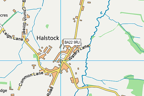 BA22 9RJ map - OS VectorMap District (Ordnance Survey) BA22 9RJ map - OS VectorMap District (Ordnance Survey)