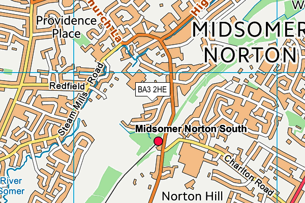 BA3 2HE map - OS VectorMap District (Ordnance Survey) BA3 2HE map - OS VectorMap District (Ordnance Survey)