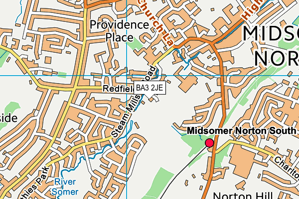 BA3 2JE map - OS VectorMap District (Ordnance Survey) BA3 2JE map - OS VectorMap District (Ordnance Survey)