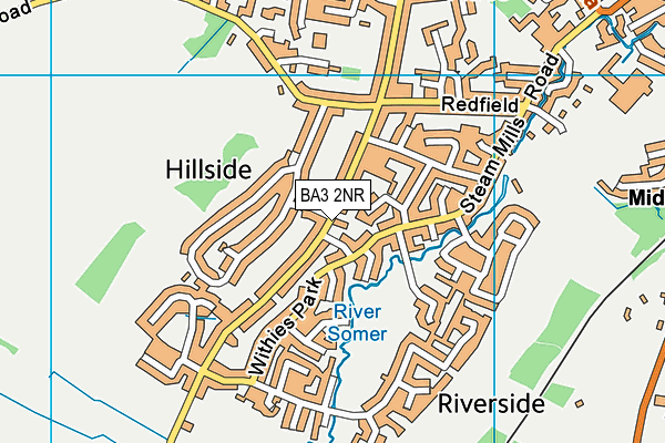 BA3 2NR map - OS VectorMap District (Ordnance Survey) BA3 2NR map - OS VectorMap District (Ordnance Survey)