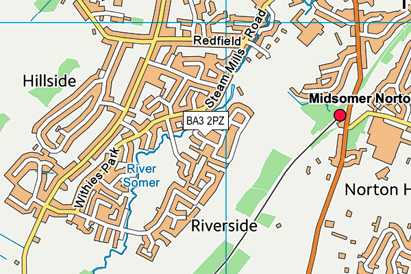 BA3 2PZ map - OS VectorMap District (Ordnance Survey) BA3 2PZ map - OS VectorMap District (Ordnance Survey)