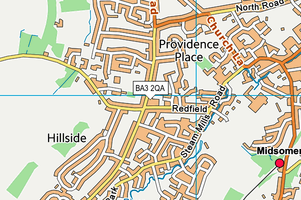 BA3 2QA map - OS VectorMap District (Ordnance Survey) BA3 2QA map - OS VectorMap District (Ordnance Survey)