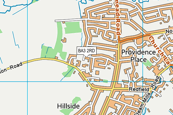 BA3 2RD map - OS VectorMap District (Ordnance Survey) BA3 2RD map - OS VectorMap District (Ordnance Survey)