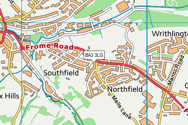 BA3 3LG map - OS VectorMap District (Ordnance Survey) BA3 3LG map - OS VectorMap District (Ordnance Survey)
