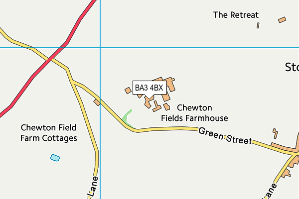 BA3 4BX map - OS VectorMap District (Ordnance Survey) BA3 4BX map - OS VectorMap District (Ordnance Survey)