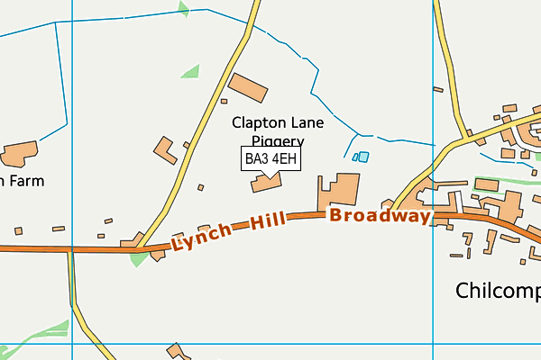 BA3 4EH map - OS VectorMap District (Ordnance Survey) BA3 4EH map - OS VectorMap District (Ordnance Survey)