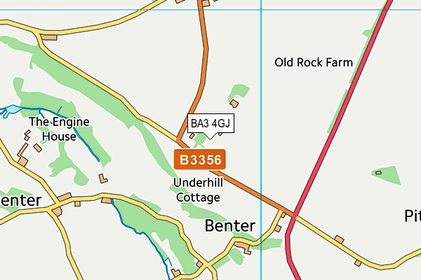 BA3 4GJ map - OS VectorMap District (Ordnance Survey) BA3 4GJ map - OS VectorMap District (Ordnance Survey)