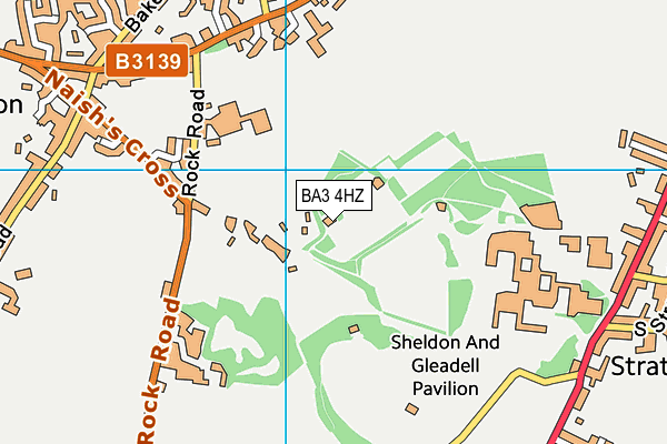 BA3 4HZ map - OS VectorMap District (Ordnance Survey) BA3 4HZ map - OS VectorMap District (Ordnance Survey)