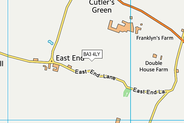 BA3 4LY map - OS VectorMap District (Ordnance Survey) BA3 4LY map - OS VectorMap District (Ordnance Survey)