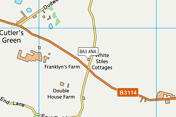 BA3 4NA map - OS VectorMap District (Ordnance Survey) BA3 4NA map - OS VectorMap District (Ordnance Survey)