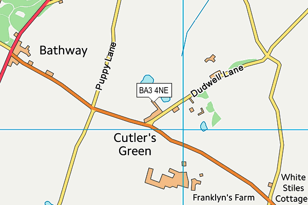 BA3 4NE map - OS VectorMap District (Ordnance Survey) BA3 4NE map - OS VectorMap District (Ordnance Survey)