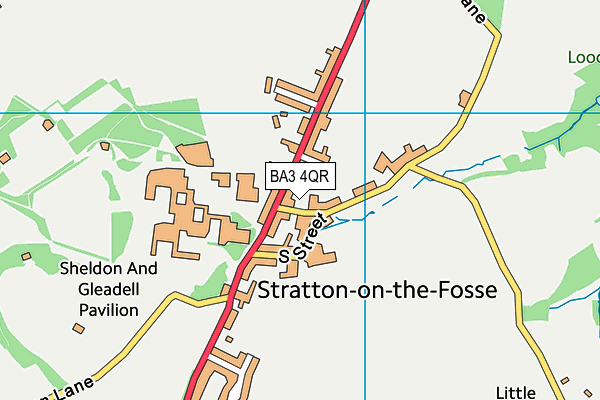 BA3 4QR map - OS VectorMap District (Ordnance Survey) BA3 4QR map - OS VectorMap District (Ordnance Survey)