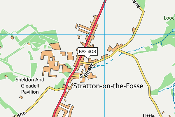 BA3 4QS map - OS VectorMap District (Ordnance Survey) BA3 4QS map - OS VectorMap District (Ordnance Survey)