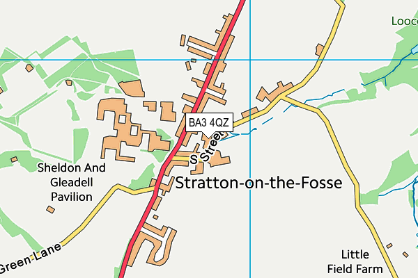BA3 4QZ map - OS VectorMap District (Ordnance Survey) BA3 4QZ map - OS VectorMap District (Ordnance Survey)