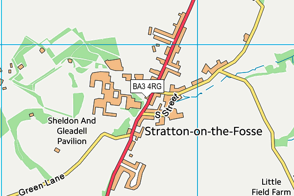 BA3 4RG map - OS VectorMap District (Ordnance Survey) BA3 4RG map - OS VectorMap District (Ordnance Survey)