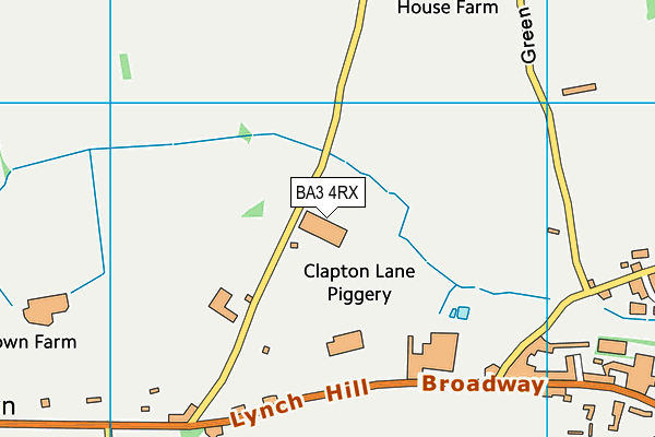 BA3 4RX map - OS VectorMap District (Ordnance Survey) BA3 4RX map - OS VectorMap District (Ordnance Survey)