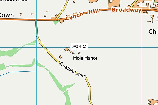 BA3 4RZ map - OS VectorMap District (Ordnance Survey) BA3 4RZ map - OS VectorMap District (Ordnance Survey)
