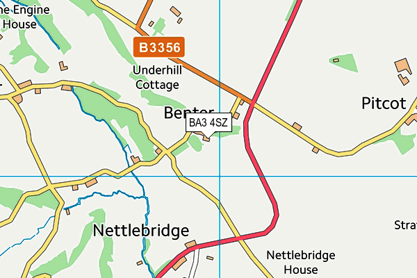 BA3 4SZ map - OS VectorMap District (Ordnance Survey) BA3 4SZ map - OS VectorMap District (Ordnance Survey)