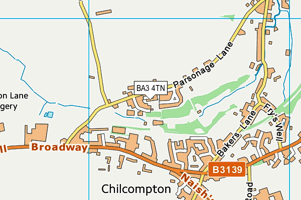 BA3 4TN map - OS VectorMap District (Ordnance Survey) BA3 4TN map - OS VectorMap District (Ordnance Survey)