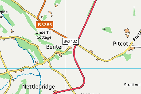 BA3 4UZ map - OS VectorMap District (Ordnance Survey) BA3 4UZ map - OS VectorMap District (Ordnance Survey)