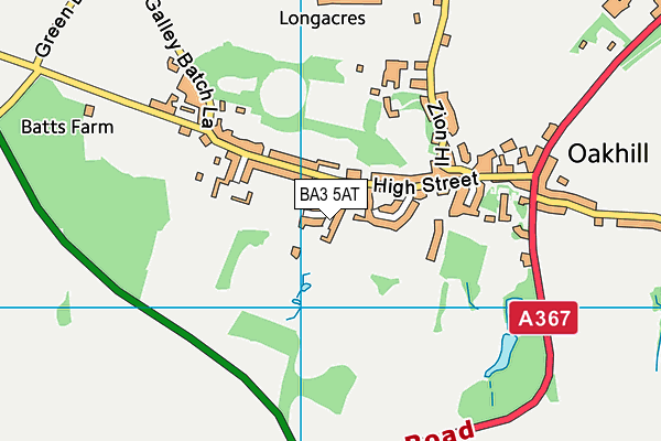 BA3 5AT map - OS VectorMap District (Ordnance Survey) BA3 5AT map - OS VectorMap District (Ordnance Survey)