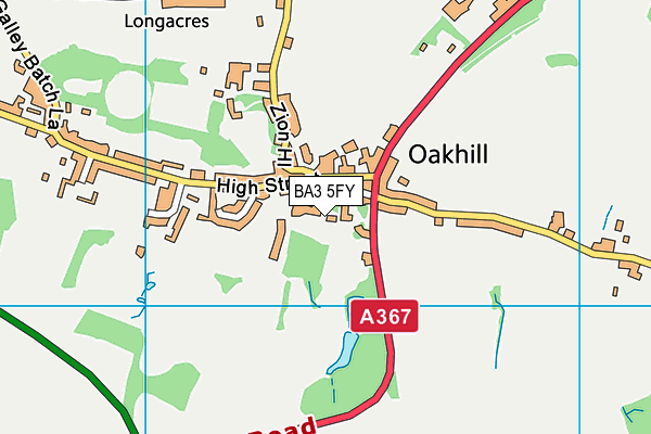 BA3 5FY map - OS VectorMap District (Ordnance Survey) BA3 5FY map - OS VectorMap District (Ordnance Survey)