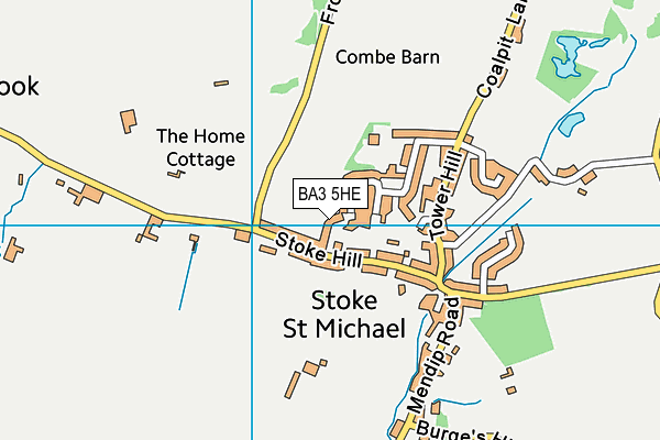 BA3 5HE map - OS VectorMap District (Ordnance Survey) BA3 5HE map - OS VectorMap District (Ordnance Survey)