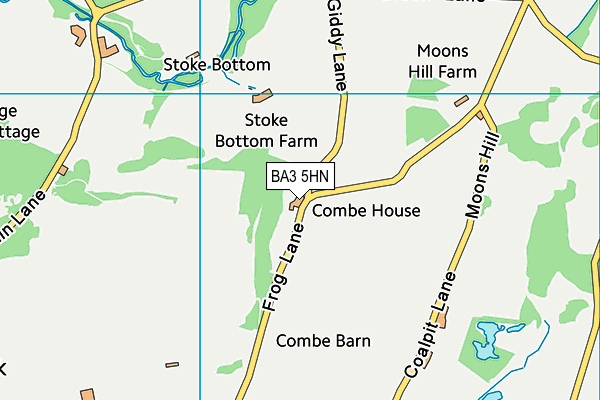 BA3 5HN map - OS VectorMap District (Ordnance Survey) BA3 5HN map - OS VectorMap District (Ordnance Survey)