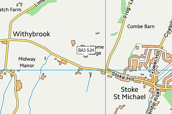 BA3 5JH map - OS VectorMap District (Ordnance Survey) BA3 5JH map - OS VectorMap District (Ordnance Survey)