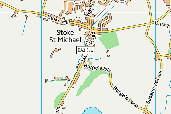 BA3 5JU map - OS VectorMap District (Ordnance Survey) BA3 5JU map - OS VectorMap District (Ordnance Survey)