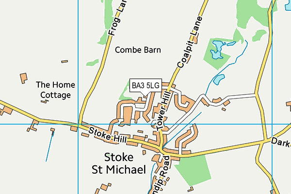 BA3 5LG map - OS VectorMap District (Ordnance Survey) BA3 5LG map - OS VectorMap District (Ordnance Survey)