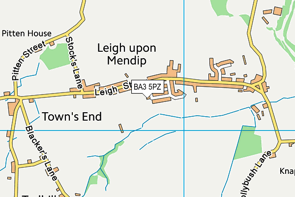 BA3 5PZ map - OS VectorMap District (Ordnance Survey) BA3 5PZ map - OS VectorMap District (Ordnance Survey)