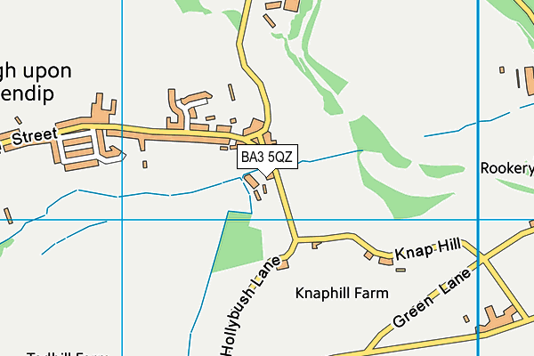 BA3 5QZ map - OS VectorMap District (Ordnance Survey) BA3 5QZ map - OS VectorMap District (Ordnance Survey)