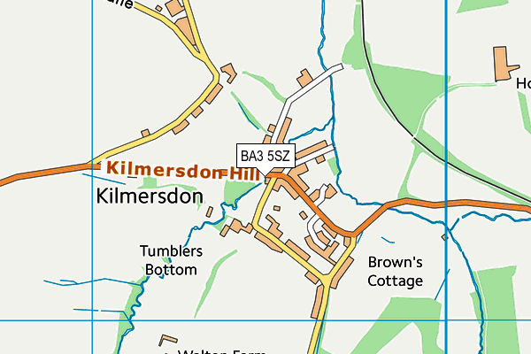 BA3 5SZ map - OS VectorMap District (Ordnance Survey) BA3 5SZ map - OS VectorMap District (Ordnance Survey)