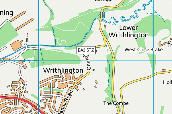 BA3 5TZ map - OS VectorMap District (Ordnance Survey) BA3 5TZ map - OS VectorMap District (Ordnance Survey)