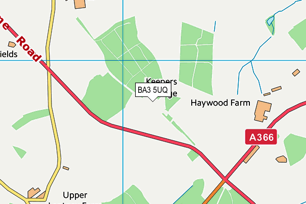 BA3 5UQ map - OS VectorMap District (Ordnance Survey) BA3 5UQ map - OS VectorMap District (Ordnance Survey)