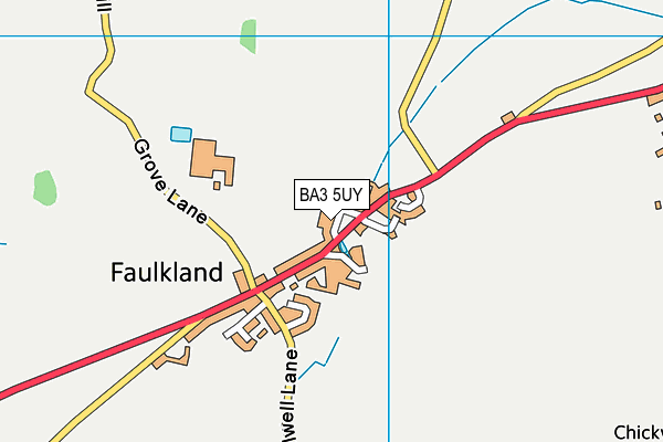 BA3 5UY map - OS VectorMap District (Ordnance Survey) BA3 5UY map - OS VectorMap District (Ordnance Survey)