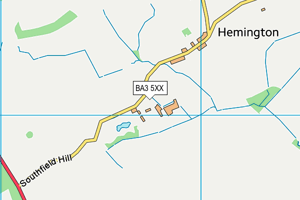 BA3 5XX map - OS VectorMap District (Ordnance Survey) BA3 5XX map - OS VectorMap District (Ordnance Survey)